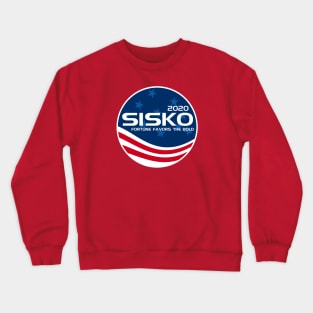Sisko 2020 Parody Campaign Sticker Crewneck Sweatshirt